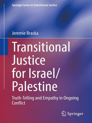 cover image of Transitional Justice for Israel/Palestine